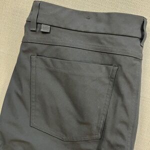 VRST Mens Skinny Fit Commuter Pants Black 38x30 Performance Stretch Trousers